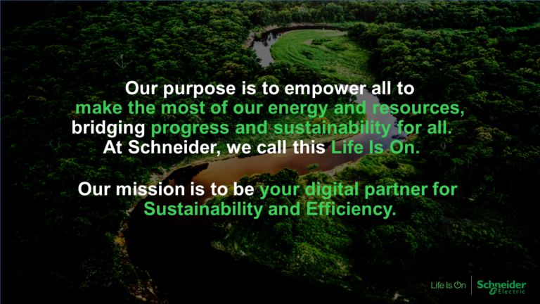 Schneider Electric Vision and Mission Schneider Electric Vision and Mission